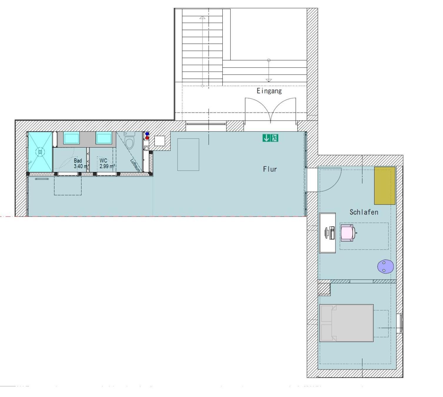 Helles Zimmer Im Loft MHG Exteriér fotografie